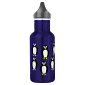 Penguin Kinder waterfles met naam (Links)