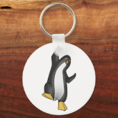 penguin linux tux afbeelding sleutelhanger (Voorkant)