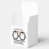 Penguin Love ballotins personnalisés (Ouvert)