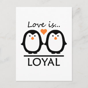 Penguin Love Briefkaart
