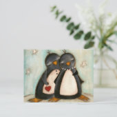 Penguin Love - Carte postale (Debout devant)