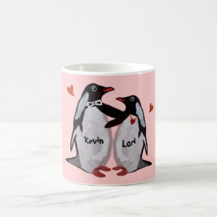 Penguin Love Couple Mugs Koffiemok