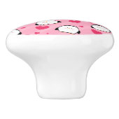 Penguin Love Keramische Knop (Zijkant)