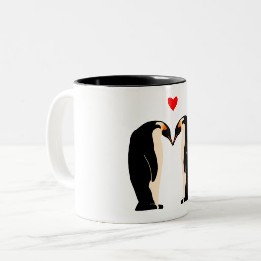 Penguin Love Mok (Voorkant links)