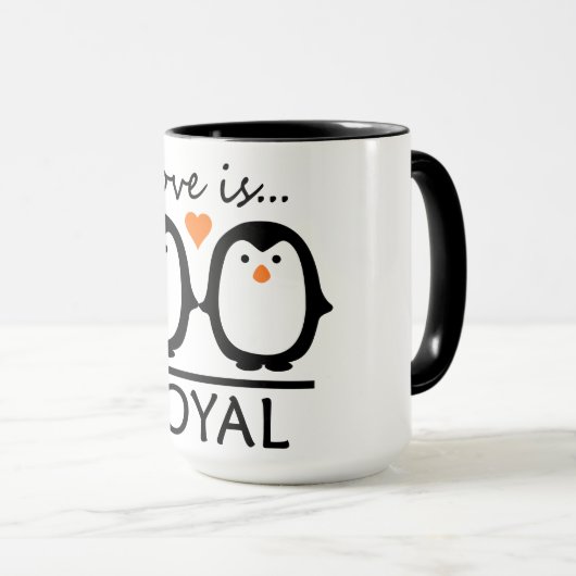 Penguin Love Mok (Voorkant rechts)