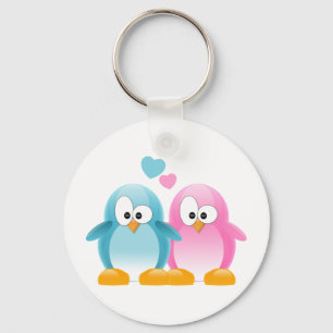 Penguin Love Sleutelhanger