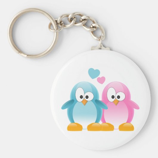 Penguin Love Sleutelhanger (Voorkant)