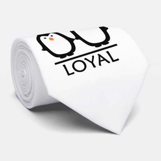 Penguin Love stropdas (Opgerold)