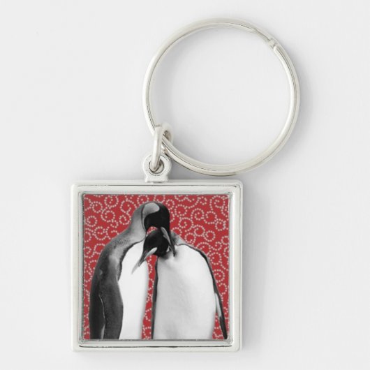 Penguin Lovebird Sleutelhanger (Voorkant)