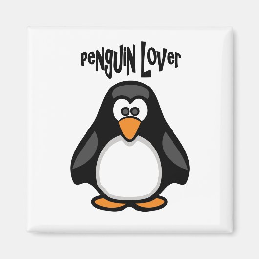 Penguin Lover Refkoelkast Magnet Magneet (Voorkant)