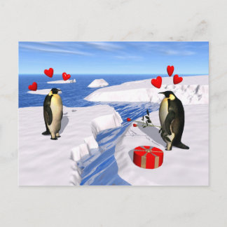 Penguin Lovers Briefkaart