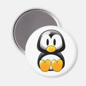 Penguin Magnet Magneet (Voorkant / Achterkant)