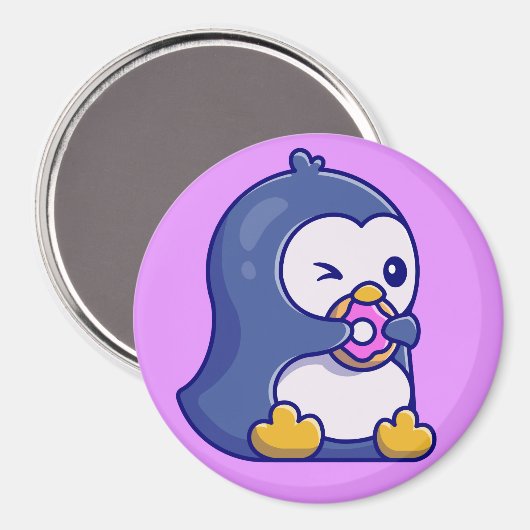Penguin Magnet Magneet (Voorkant / Achterkant)