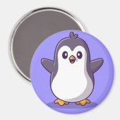 Penguin Magnet Magneet (Voorkant / Achterkant)