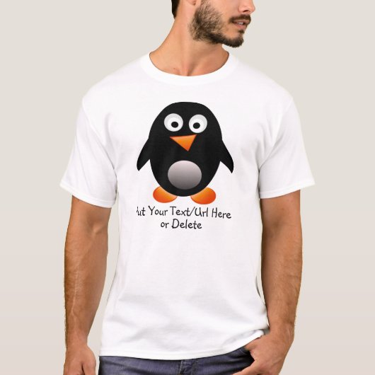 Penguin Mannen T-Shirt (Voorkant)