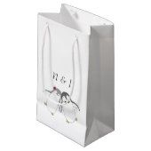 Penguin Mariage Favor Sac mignon Penguin Sac Coupl (Devant Angle)