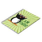 Penguin™ mauvais je suis chaos ! Carnet drôle (Côté gauche)