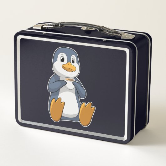 Penguin met Coffee Cup (Achterkant)