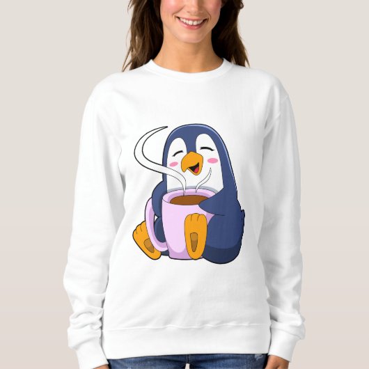Penguin met Cup Trui (Voorkant)