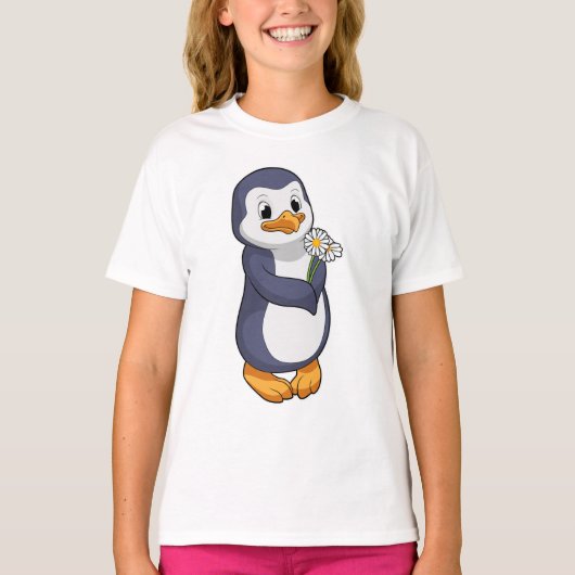 Penguin met Daisy T-shirt (Voorkant)