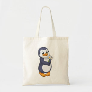 Penguin met Daisy Tote Bag