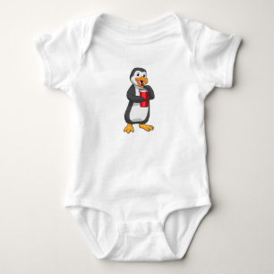 Penguin met Drink bekertje met stro Romper