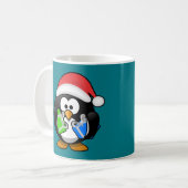 Penguin met Gifts Koffiemok (Voorkant links)