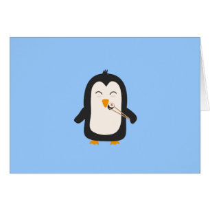 Penguin met sushi