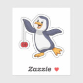 Penguin met Yo-Yo Sticker (Vel)