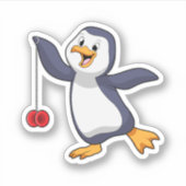 Penguin met Yo-Yo Sticker (Voorkant)
