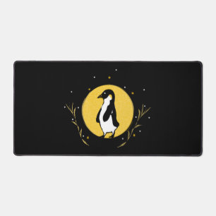 Penguin Moon Desk Mat