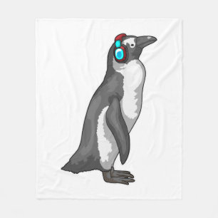 Penguin Music-hoofdtelefoon Fleece Deken