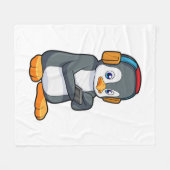 Penguin Music-hoofdtelefoon Fleece Deken (Voorkant (Horizontaal))