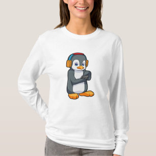 Penguin Music-hoofdtelefoon T-shirt