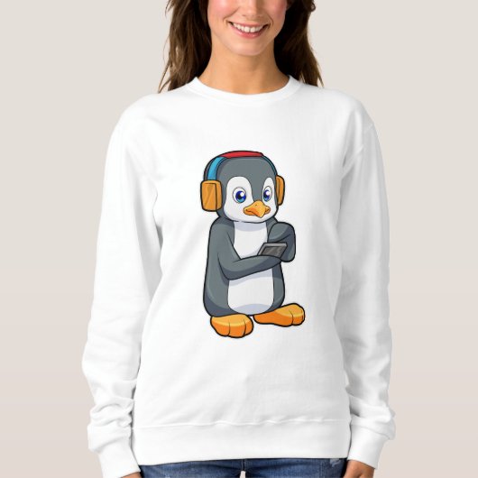 Penguin Music-hoofdtelefoon Trui (Voorkant)