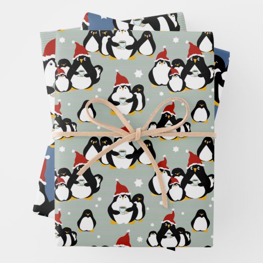 Penguin Nightcap Inpakpapier Vel (In situ)