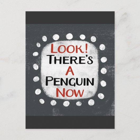 Penguin Now Briefkaart (Voorkant)