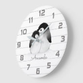 Penguin Nursery Decor Wall klok (Hoek)