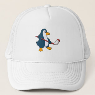Penguin op Ice hockey met Ice hockey stick Trucker Pet