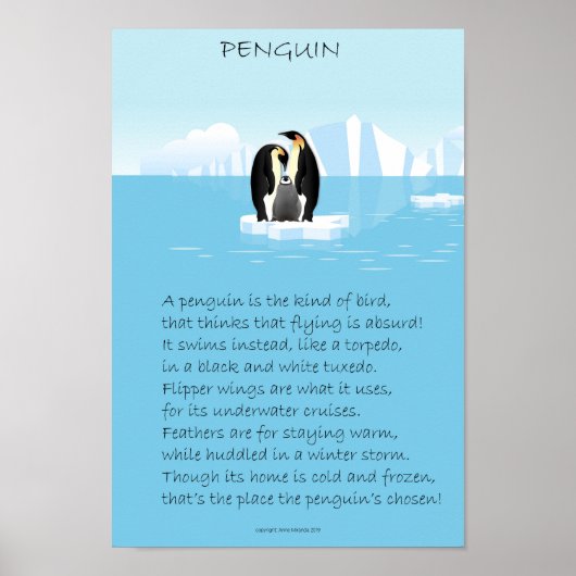 Penguin Original Poem Poster (Voorkant)