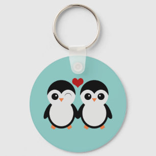 Penguin-paar Sleutelhanger