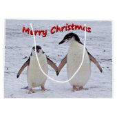 Penguin Pals Gift Bag Large Cadeautasje (Achterkant)