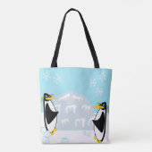Penguin Pals on Ice Tote Bag (Achterkant)