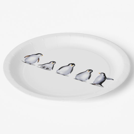 Penguin Papieren Bordje (Gekanteld)