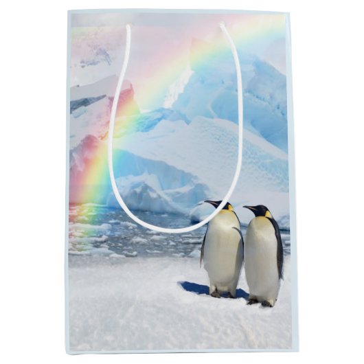 Penguin Paradise Medium Gift Bag Medium Cadeauzakje (Voorkant)