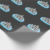 Penguin Party Antarctica Zoo Animal Love Zookeeper Cadeaupapier (Hoek)