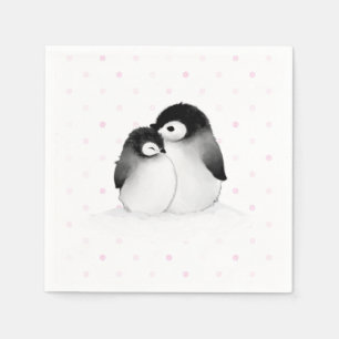 Penguin Party Decor Paper Napkins Servet