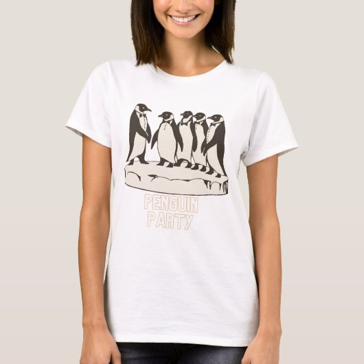 Penguin Party T-shirt (Voorkant)