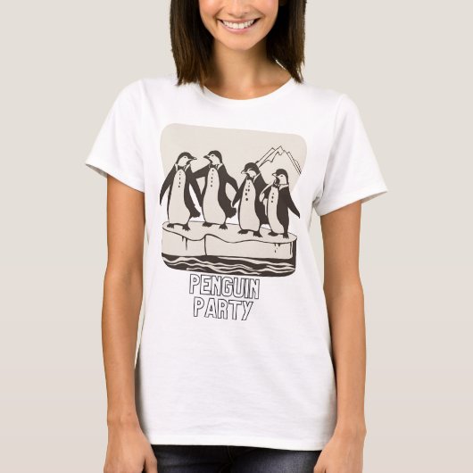 Penguin Party T-shirt (Voorkant)