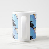 Penguin Pattern Jumbo Beker (Achterkant)